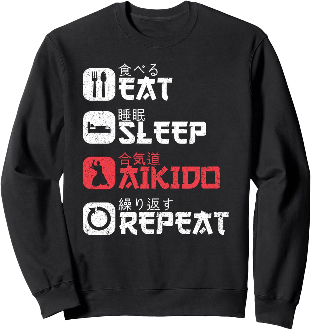 Aikido Aikidoka Japanische Kampfkunst Martial Arts Budo Sweatshirt