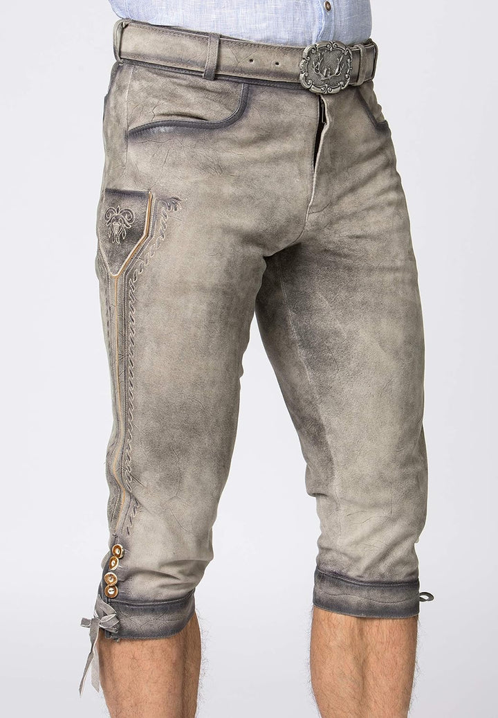Stockerpoint Siggi2 Herren Trachtenlederhose 46 Rauch Geäscht, 46 Rauch Geäscht