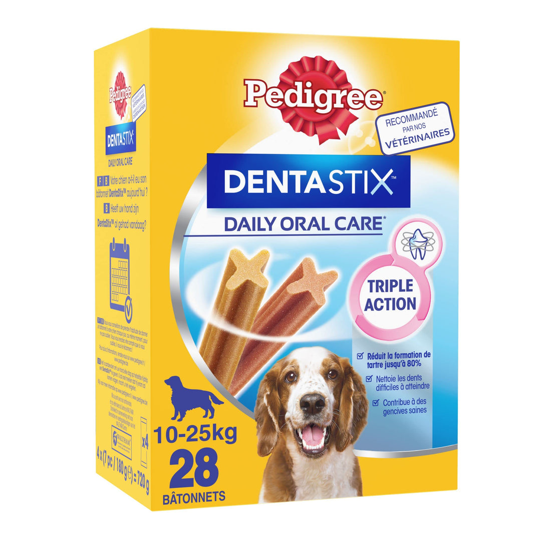 Pedigree Dentastix – Leckerlis für Hunde Moyen chien (10-25kg), Moyen chien (10-25kg)
