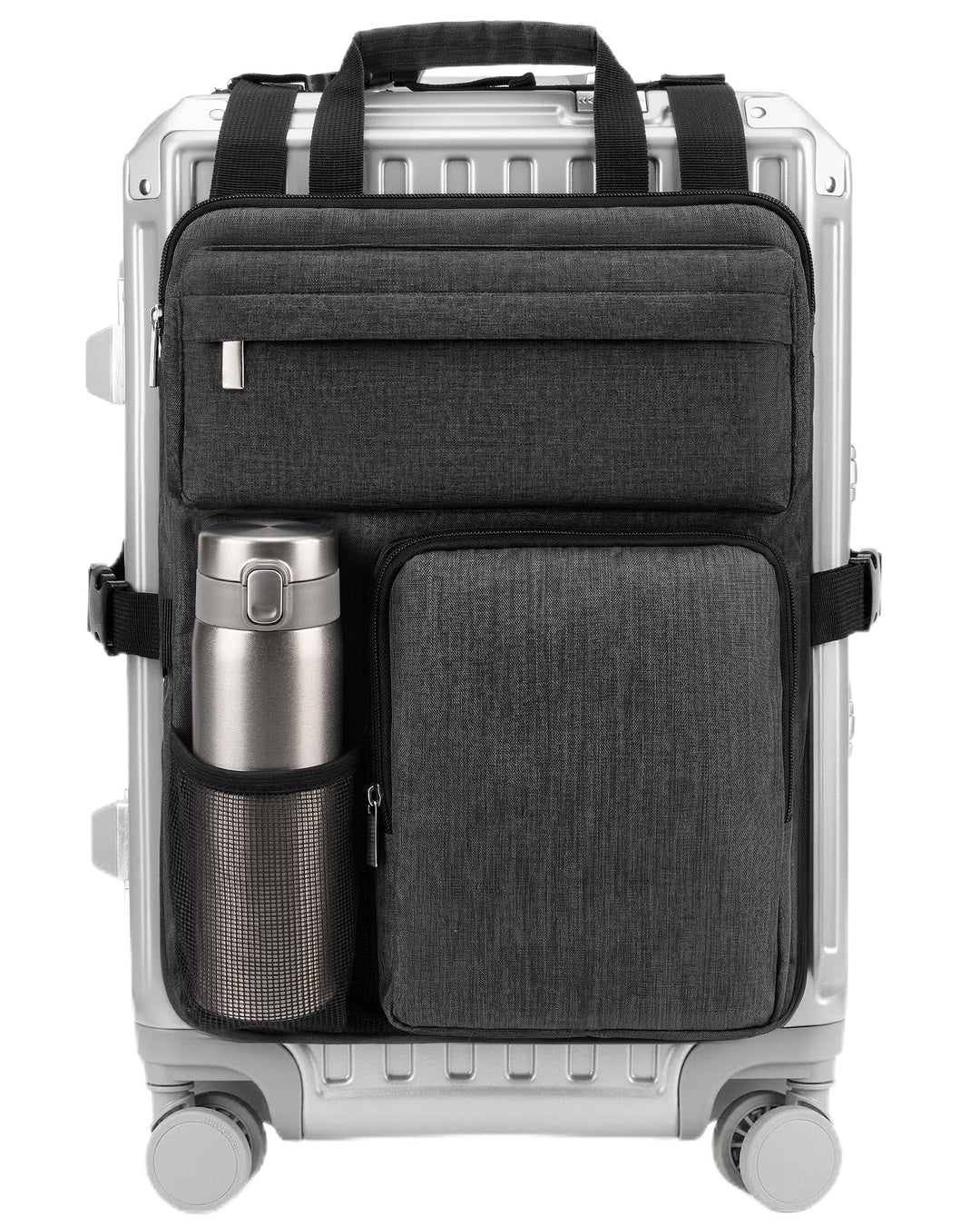 BS-VOG Über-Koffer-Organizer für Handgepäcktasche mit Getränkehalter | Packing Cubes für Koffer, ver