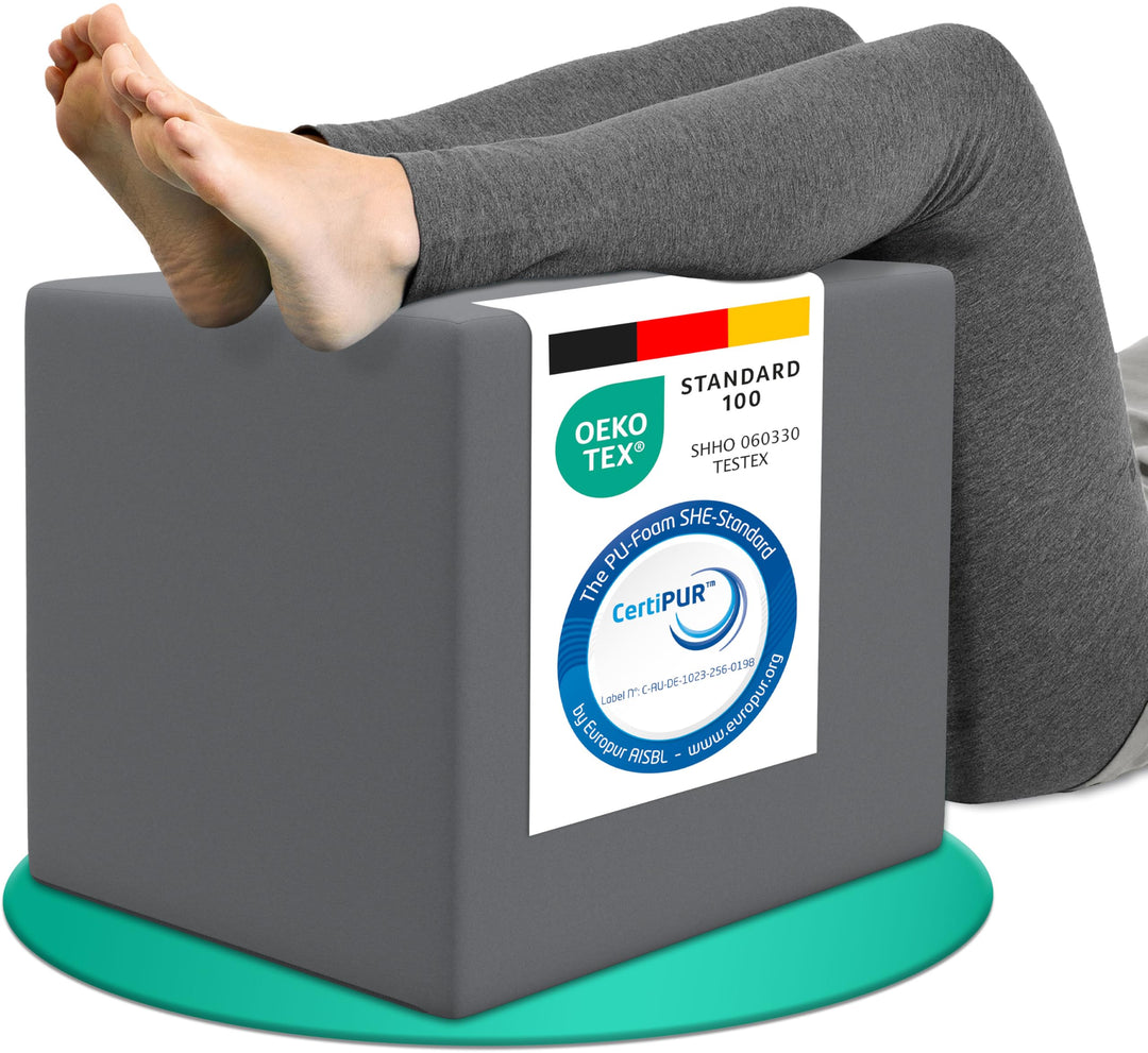maxVitalis Orthopädischer Bandscheibenwürfel, Stufenlagerungswürfel zur orthopädischen Stufenlagerun