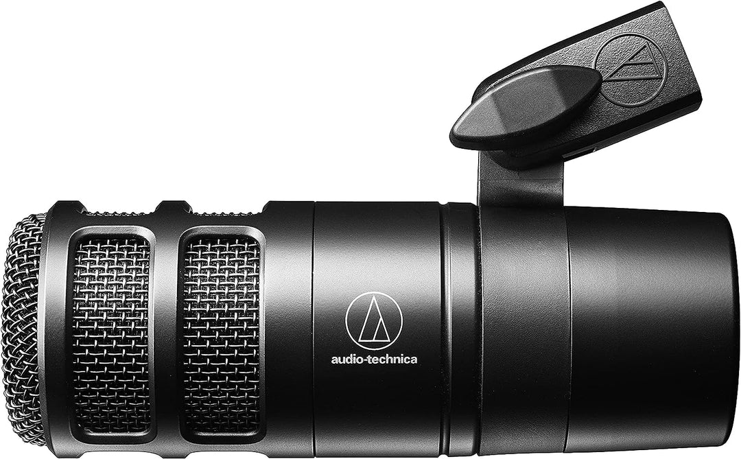 Audio-Technica 2040 Dynamisches Podcast-Mikrofon mit Hypernierencharakteristik Schwarz Single, Singl