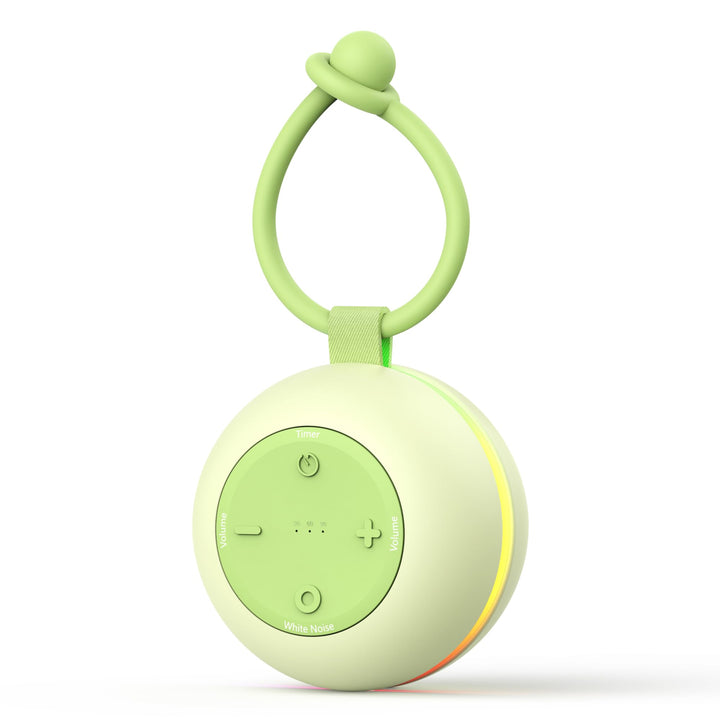 White Noise Machine Baby mit Nachtlicht &amp; Tragbar, Weisses Rauschen Baby
