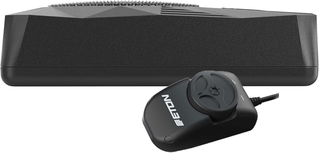 ETON USB 10 AR – sehr kompakter 25 cm / 10 Zoll Untersitz Aktiv Subwoofer für PKWs und Wohnmobile, l