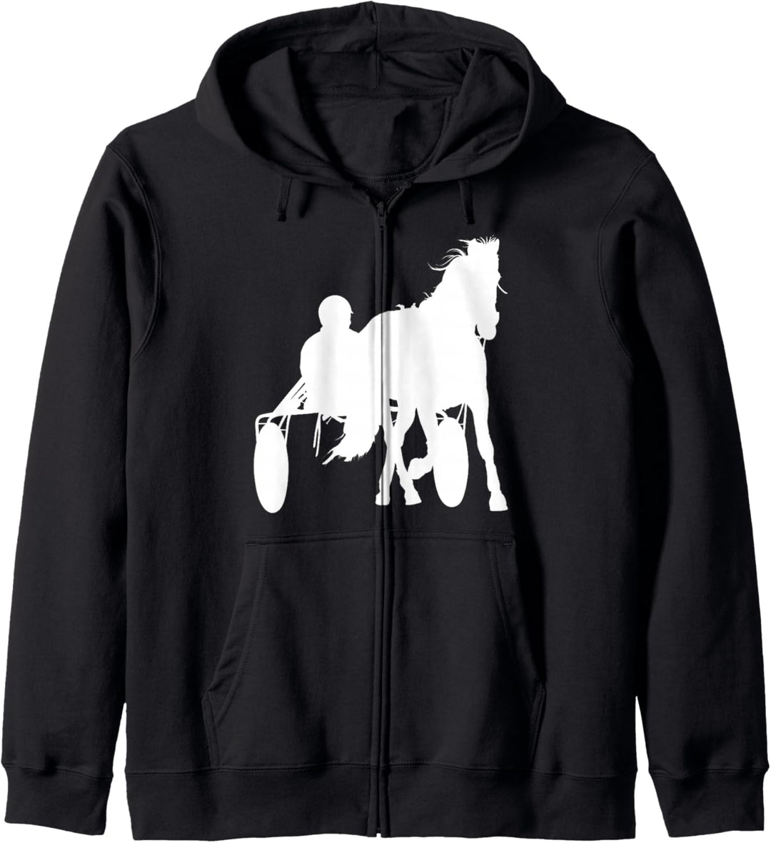 Trabrennsport Trabrennen Pferde Pferdesport Traber Fun Sport Kapuzenjacke