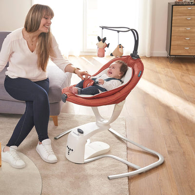 Babymoov Babyschaukel Swoon Motion Terracotta super komfortabel