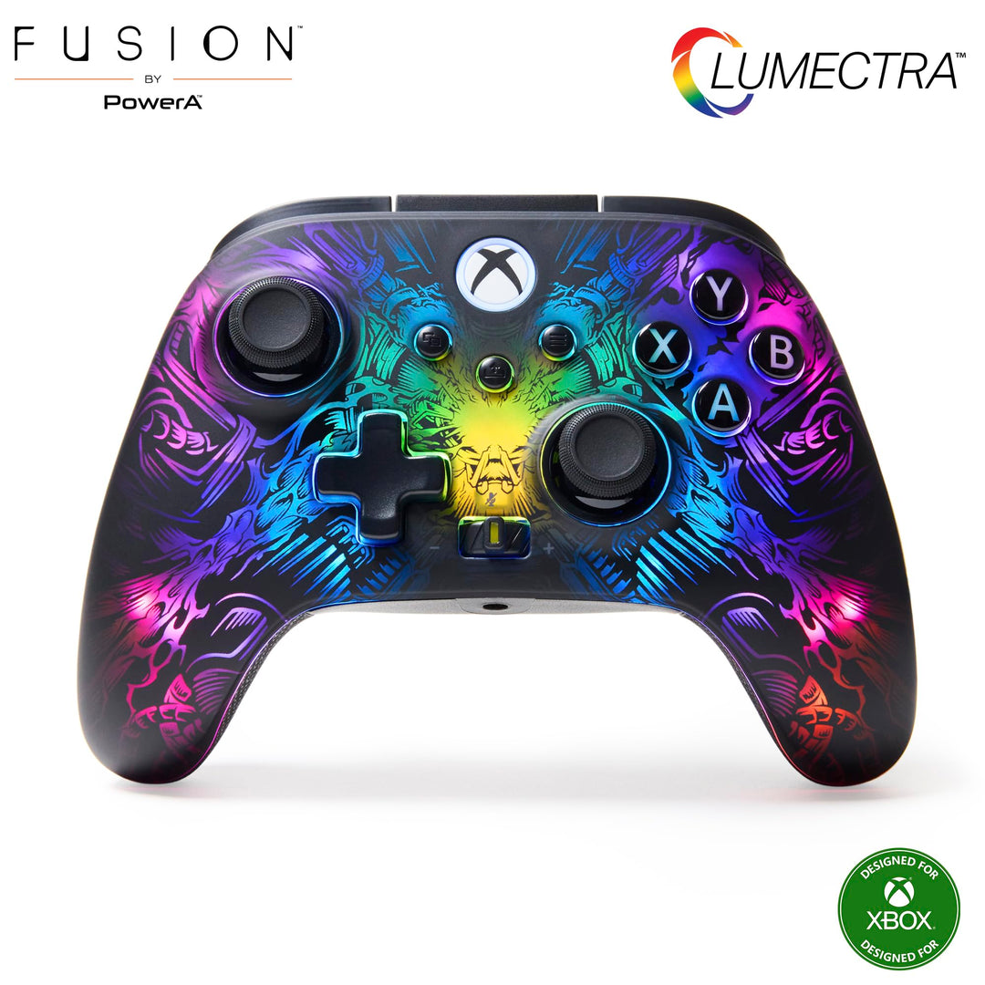 PowerA Kabelloser FUSION Pro-Controller für Xbox Series X|S mit Lumectra™ Wireless FUSION Pro Ghost