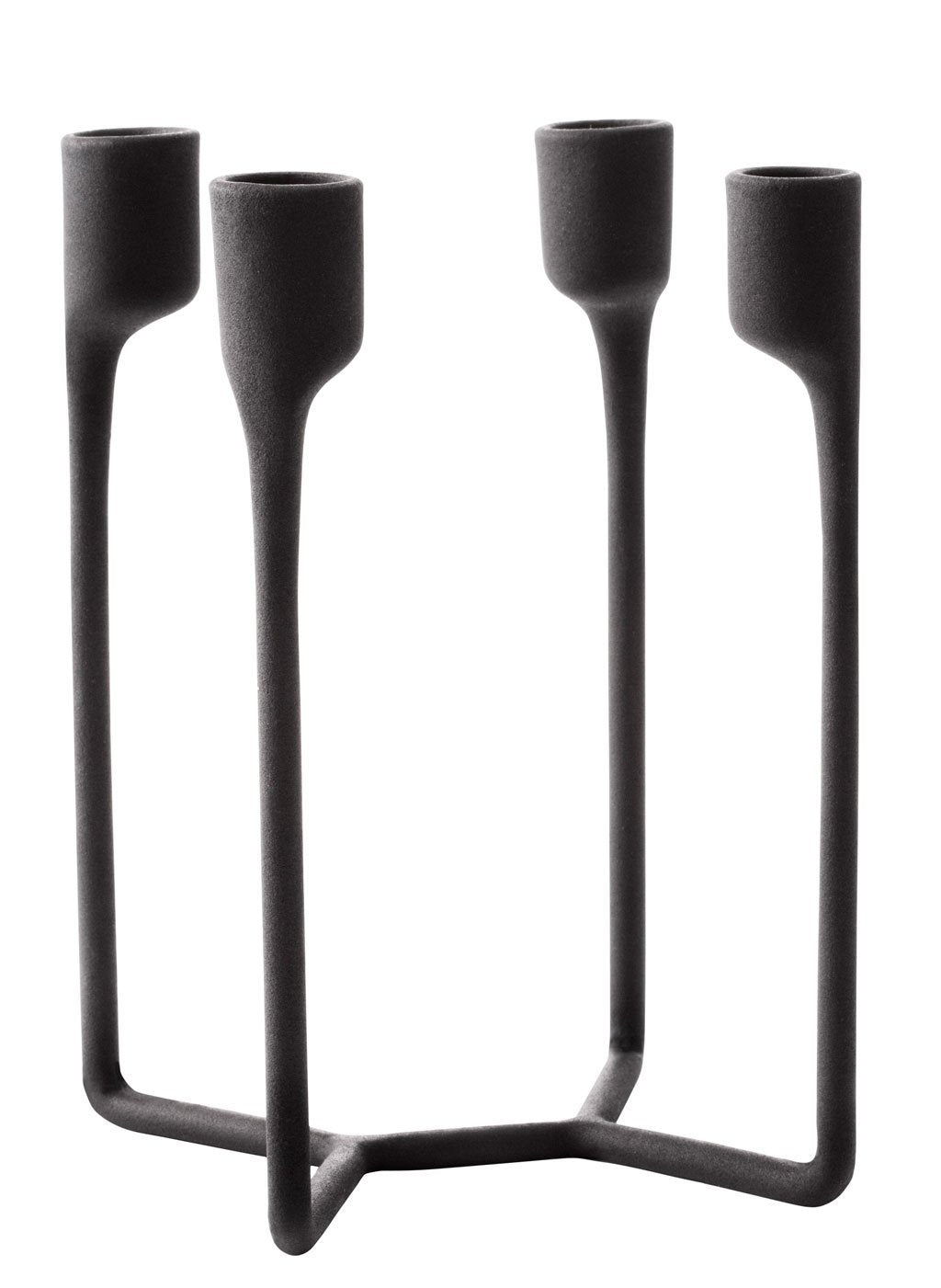 Normann Copenhagen Kerzenständer, Schwarz, 20,4 x 14 x 13 cm