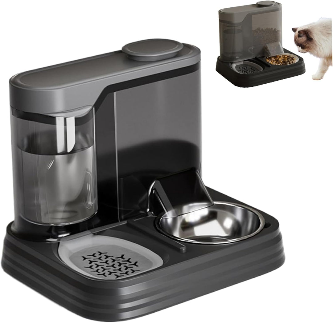Automatischer Katzenfutterspender, 27, 9 x 23, 9 x 23, cm, 2-in-1, grosse Kapazität, abnehmbar, sich