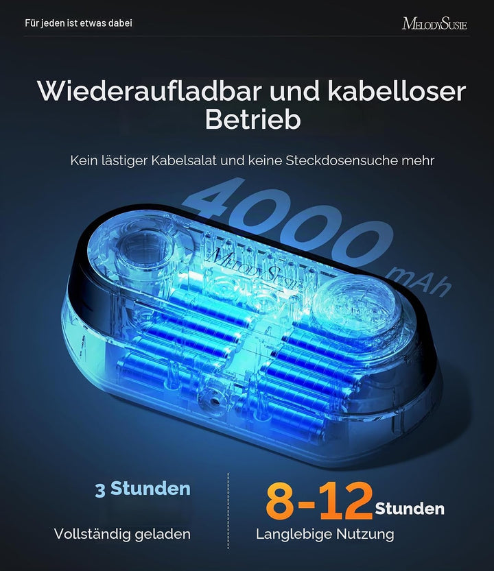 MelodySusie SC320A Professioneller Tisch-Nagelfräser, 30000 U/min Wiederaufladbare Elektrische Nagel