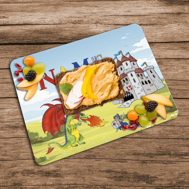 Vesperbrettchen mit Name/Frühstücksbrettchen Brotzeitbrettchen Schneidebrettchen mit Motiv und Perso