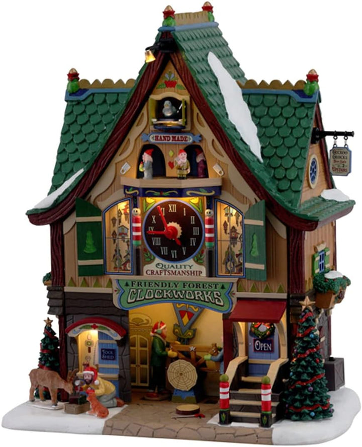 Lemax 15734-UK Santa's Wonderland Sights & Sounds: Friendly Forest Clockworks