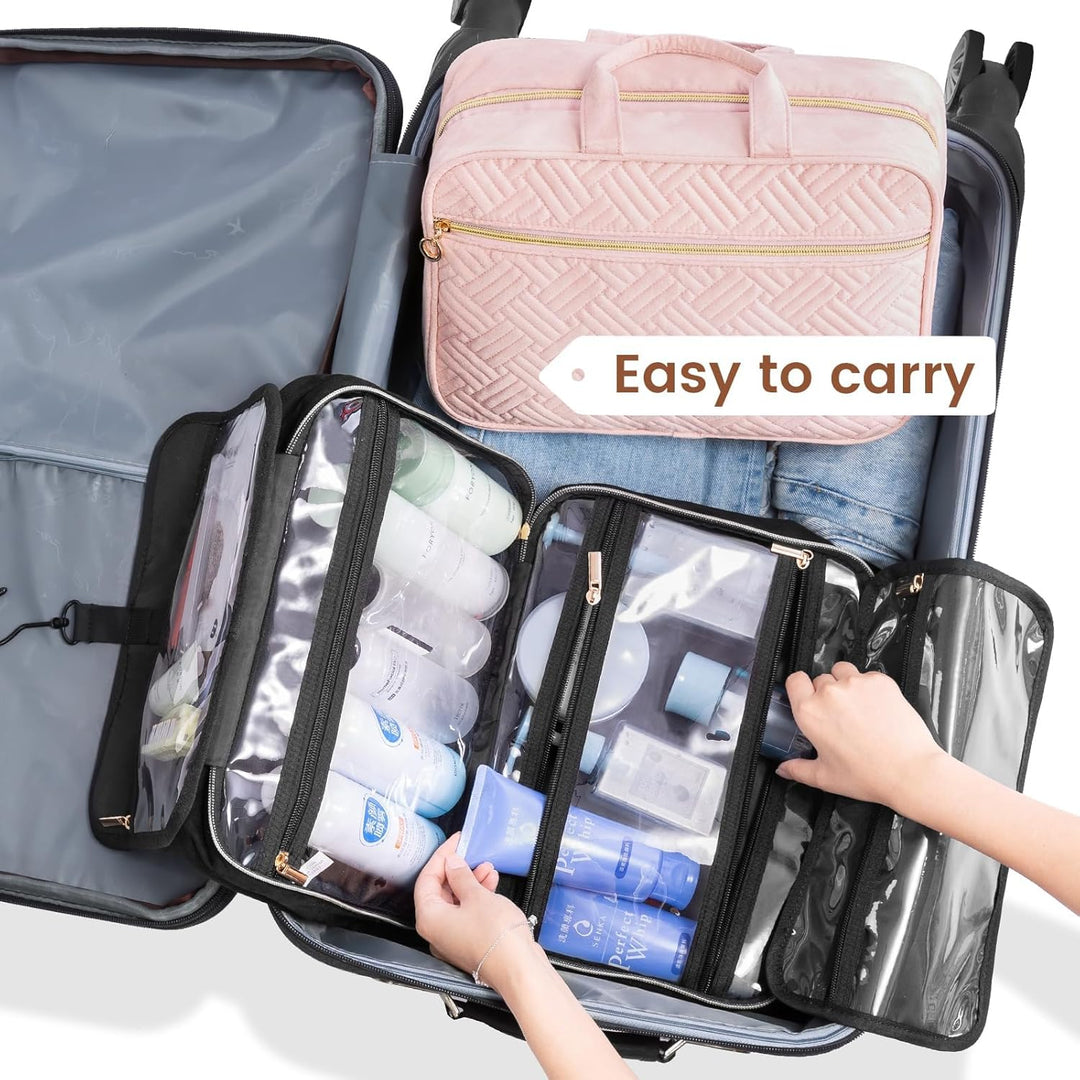 LOVEVOOK Handgepäck Rucksack Flugzeug, 40L Gross Reiserucksack Damen, Kulturtasche Damen wasserdicht