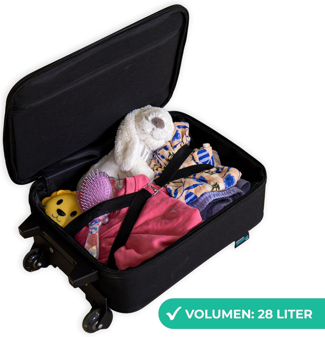 NoBoringSuitcases.com® Kinderkoffer Klein Reise Trolley 48x31x19 cm Reisekoffer Kleiner Kinder Koffe