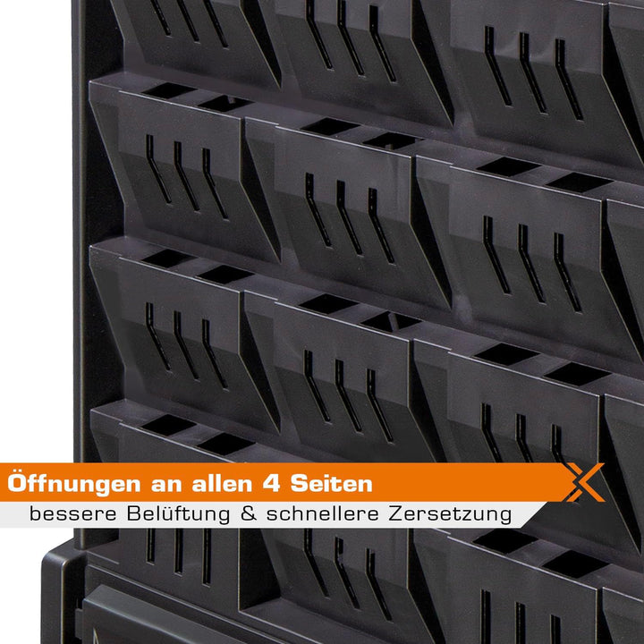 Schnellkomposter Garten Komposter 310L Thermokomposter in Schwarz Gartenkomposter aus Kunststoff Sch