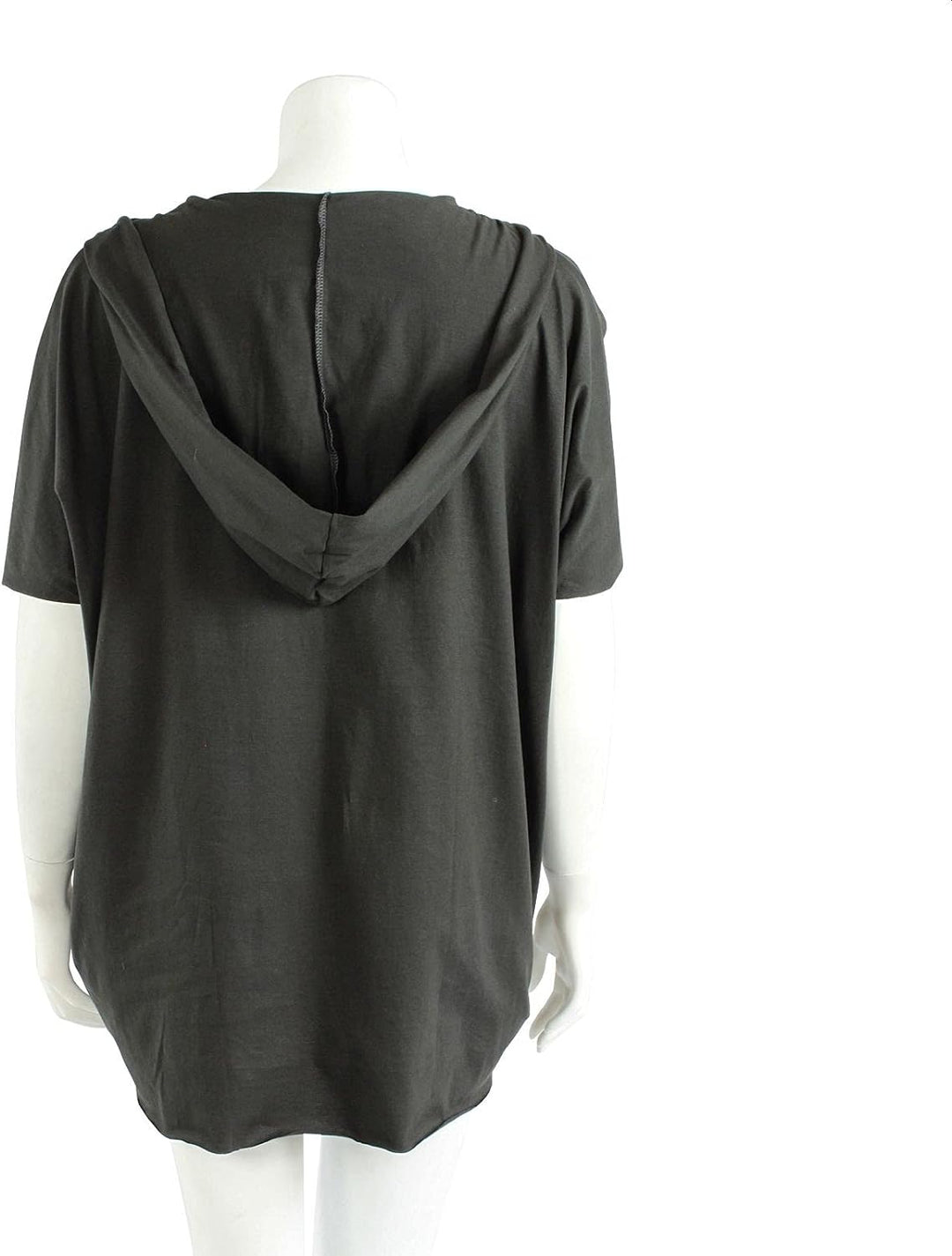 Freak Scene Pullover ärmellos grau mit Kapuze - Jersey