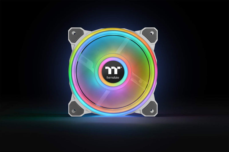 Thermaltake Riing Quad 14 RGB Radiator Fan TT Premium Edition 3 Pack - Weiss