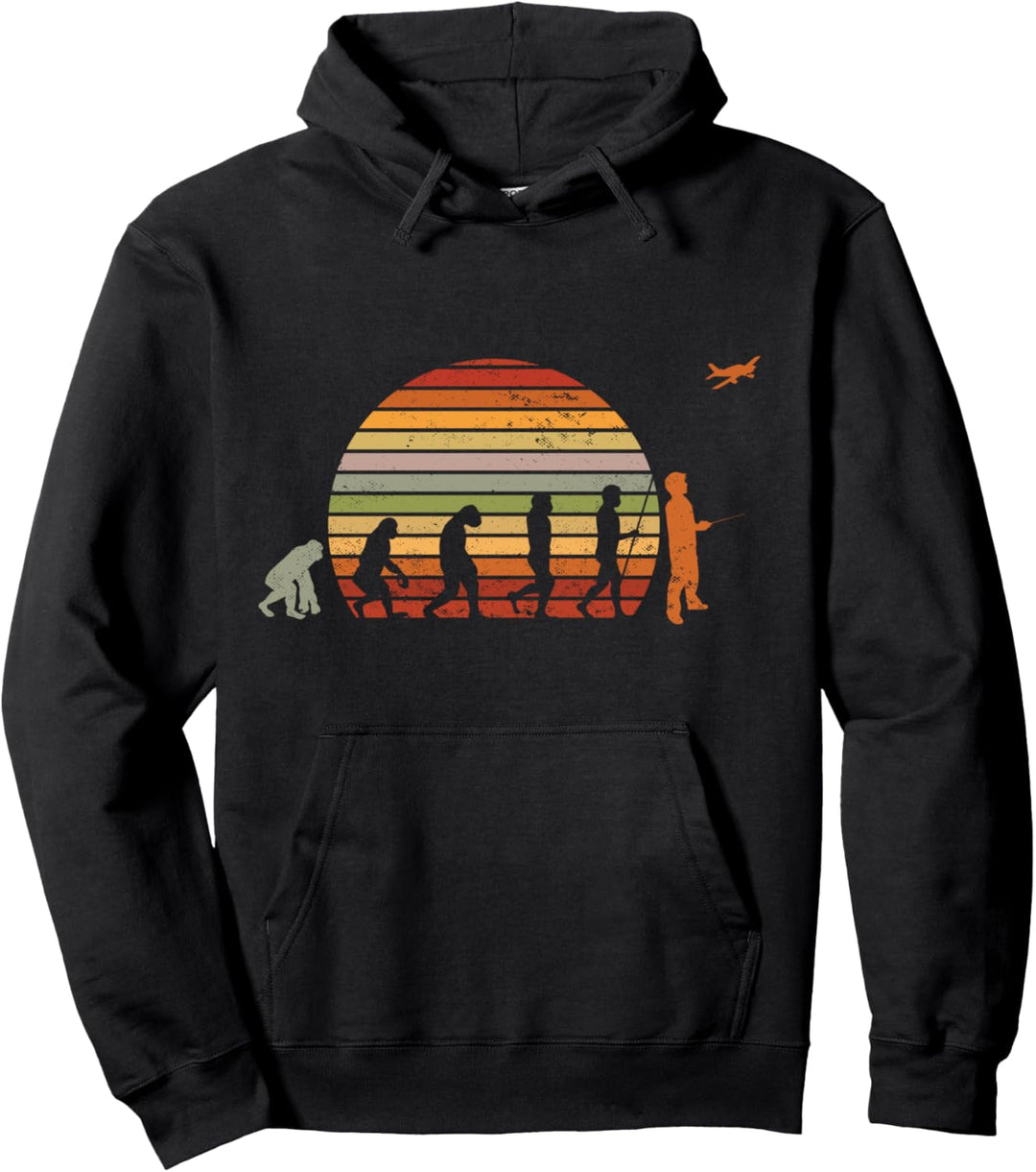 Evolution Modellflug lustige RC Flugzeug Flieger Geschenke Pullover Hoodie