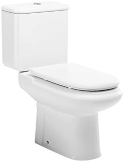 Roca Old Design Dama Ersatz-WC-Sitz mit Standard-Stangenscharnier, A801327004, weiss WC Sitz, WC Sit