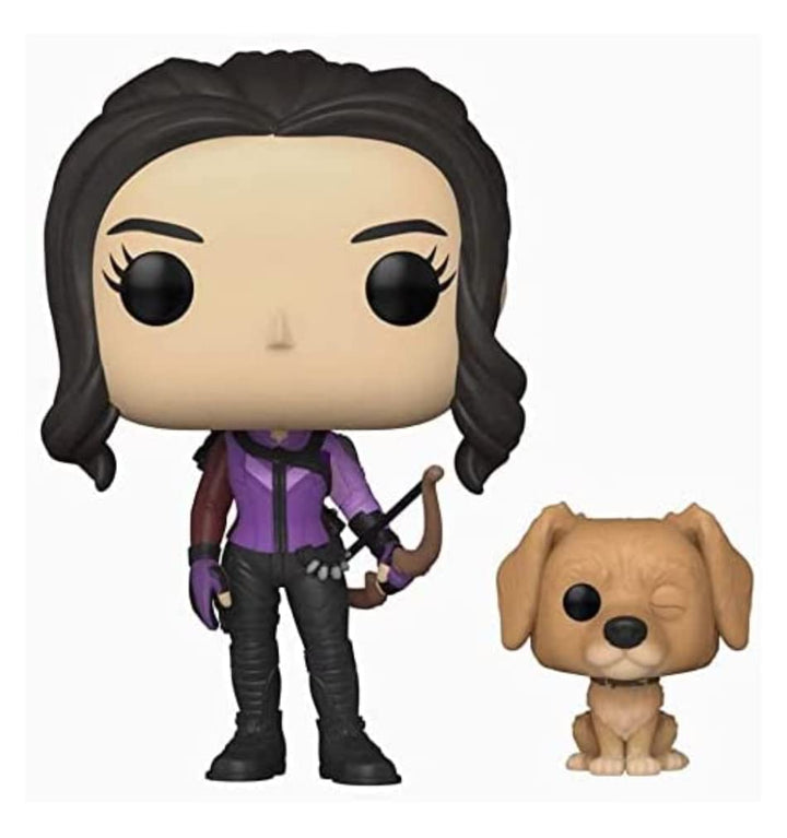 Funko Pop! & Buddy: Hawkeye – Kate Bishop mit Dog - Hawkeye TV Show - Vinyl-Sammelfigur - Geschenkid