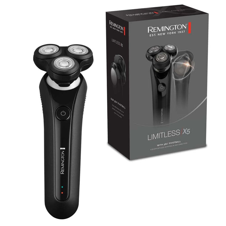 Remington Elektrischer Rasierer Herren X5 [Nass-&amp; Trocken-Rassierapparat] 360°PivotBall Drehgelenk (