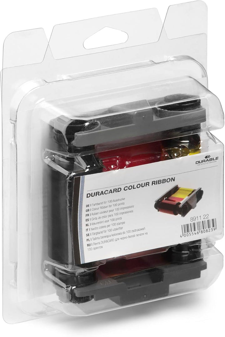 Durable Farbband Duracard ribbon, 1 Stück, mehrfarbig, 891122, mehrfarbig