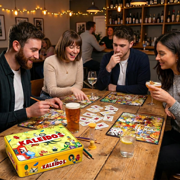 KALEIDOSGAMES Kaleidos - Das Spiel der verborgenen Bilder - Metallbox