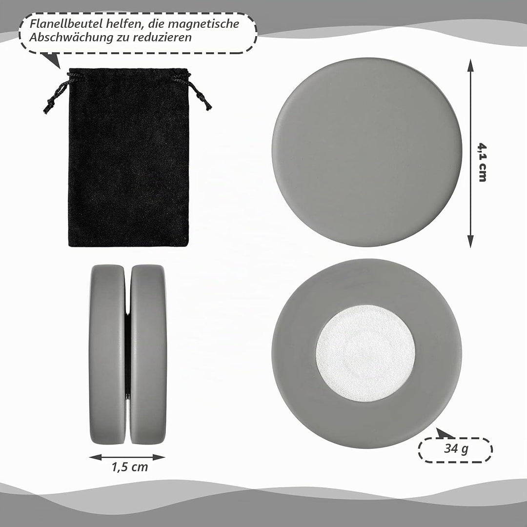 Jetec Runde Magnetische Gardinen Gewichte Magnet Duschvorhang Gewichte Starke Tischdecken Magnet Was