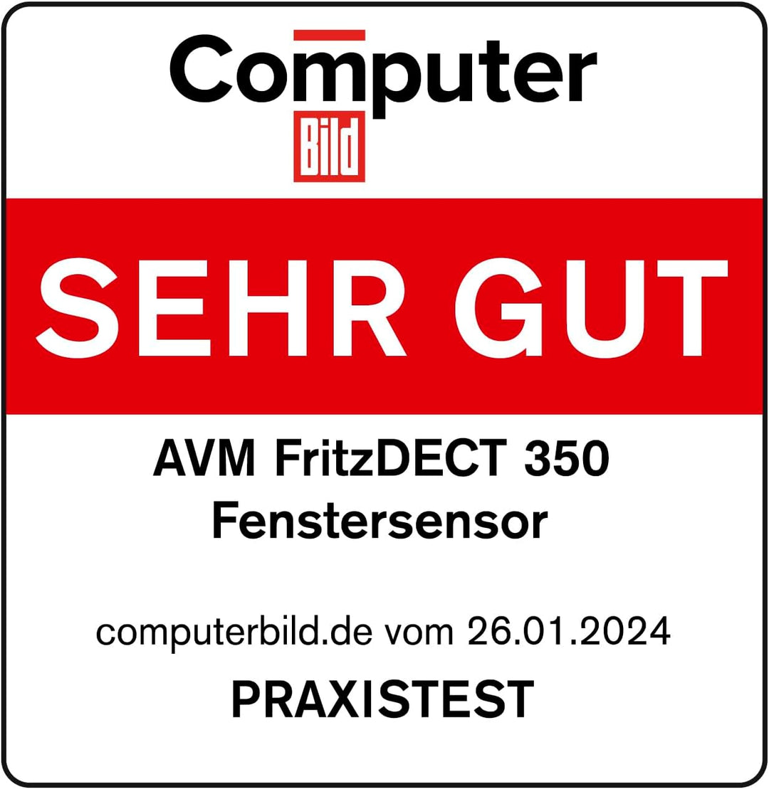 AVM FRITZ!DECT 350 - Der Tür-/Fensterkontakt für das FRITZ! Smart Home - Effizient Heizkosten sparen