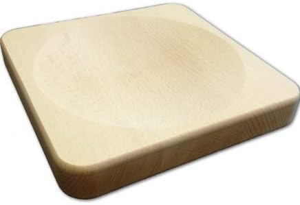 HOFMEISTER® Schneidebrett für Kräuter & Gewürze, 20 cm, quadratisches Kräuterbrett mit praktischer A