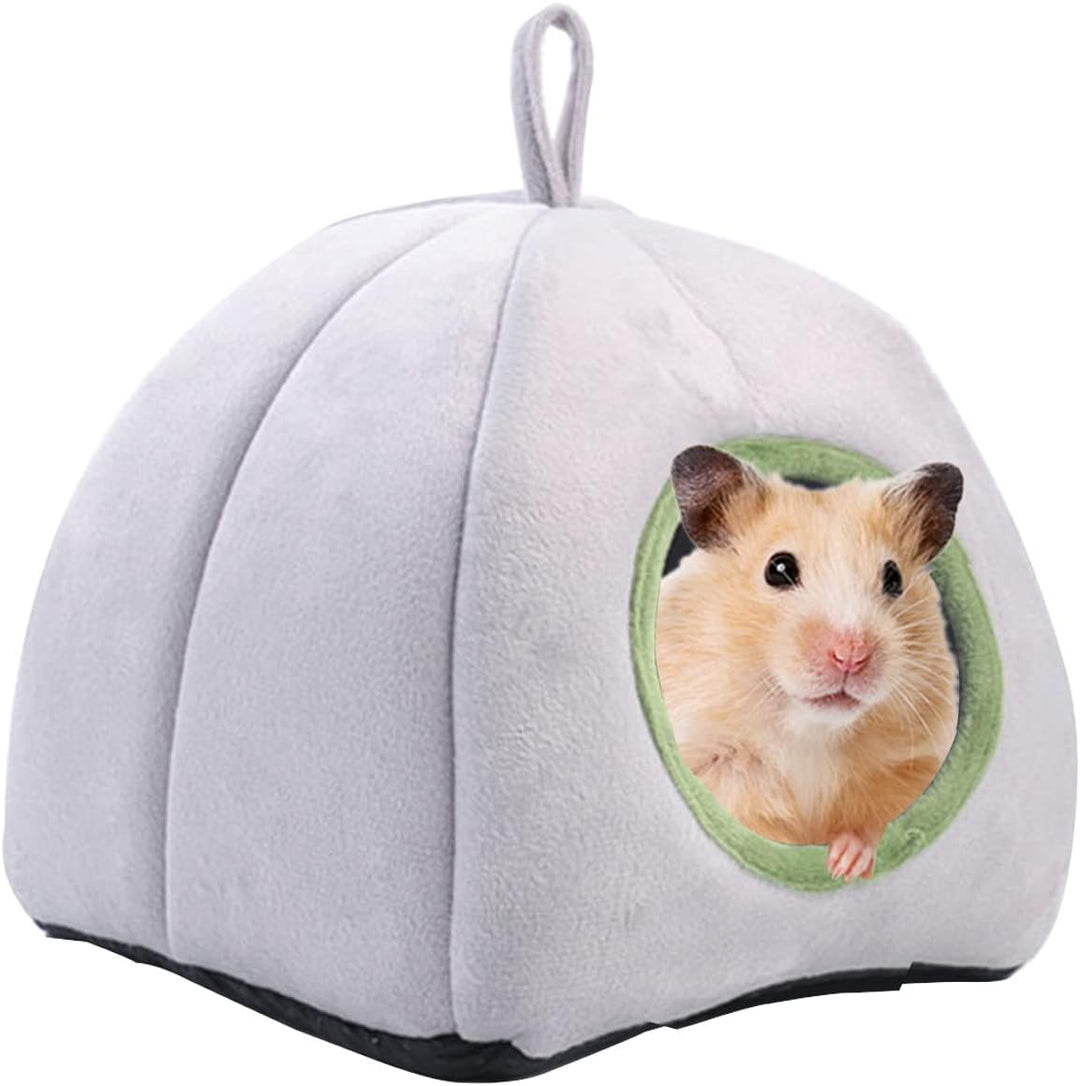 Kleintierbett Meerschweinchen, Kuschelhöhle Kleintierbett, Hamster Haus Bett, mit Kissen, für Hamste