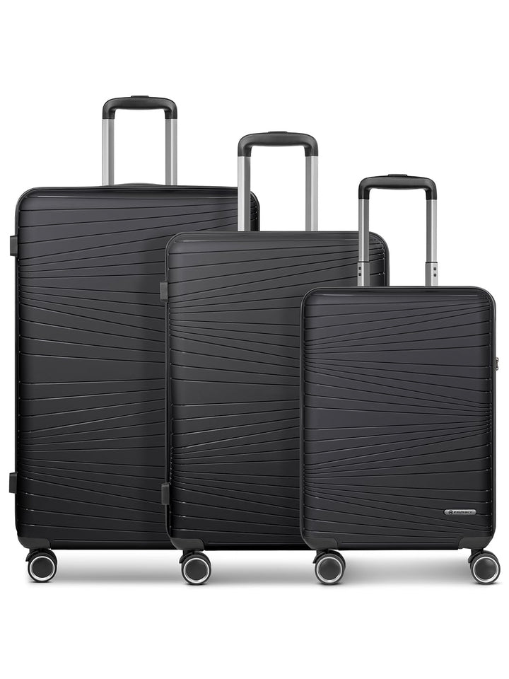 Franky Dallas 3.0 Hartschalen-Kofferset 3 teilig | Trolley-Set ausgestattet mit TSA-Schloss, 4 Rolle