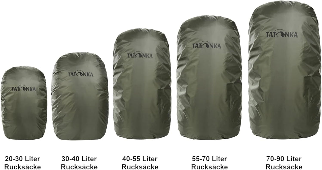 Tatonka Unisex Rain Cover 40-55 Regenhülle (1er Pack) 40 - 55 l Stone Grey Olive, 40 - 55 l Stone Gr