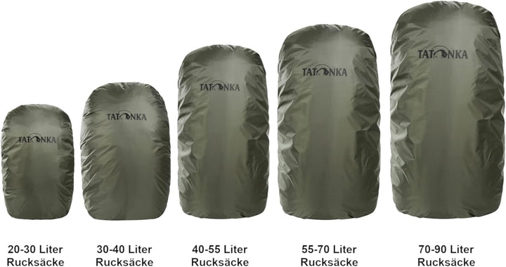 Tatonka Unisex Rain Cover 30-40 Regenhülle (1er Pack) 30 - 40 l Stone Grey Olive, 30 - 40 l Stone Gr