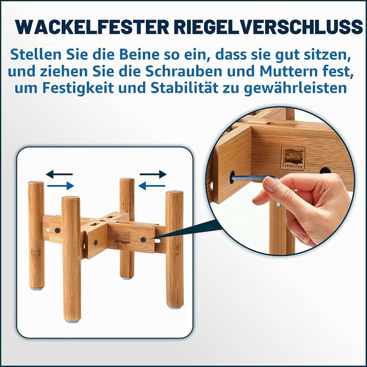Hundenapfständer – erweiterbare Grösse für 15,2-20,3 cm Durchmesser kleine und mittelgrosse Haustier