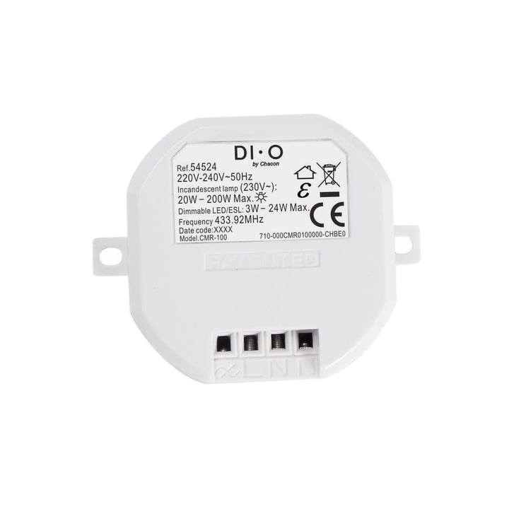 Chacon 54524 Modul Dimmer 200 W, Weiss