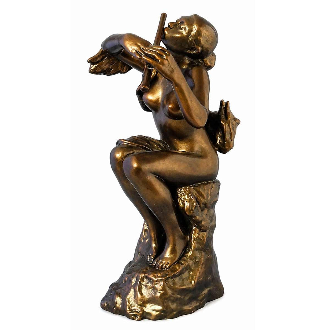 Camille Claudel Die Flötenspielerin in Bronzeoptik