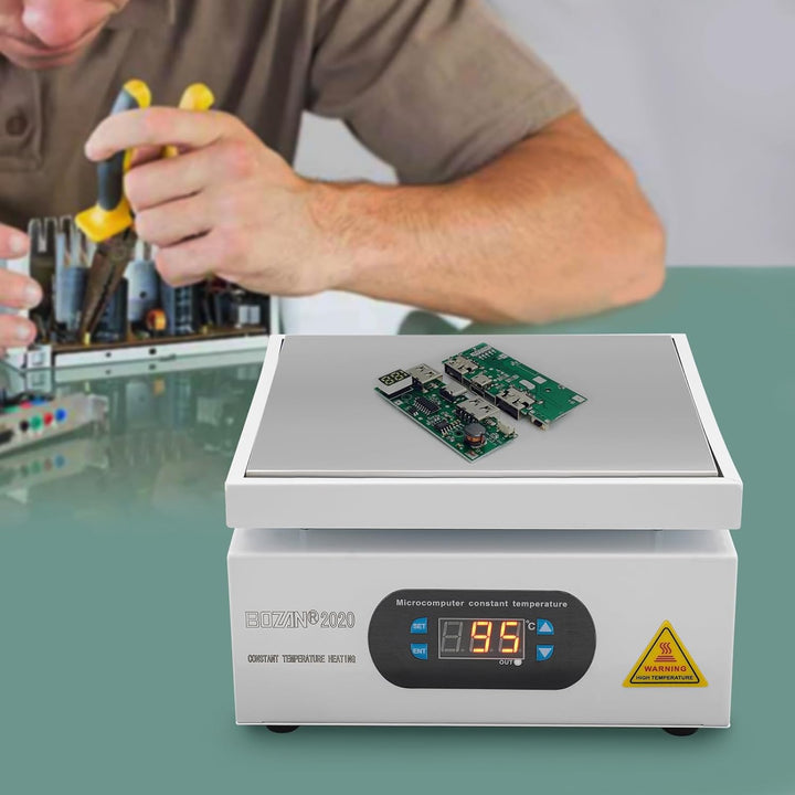 220V 350W /500W/700W Lötstation Heizplatte, lektrische Vorwärmstation mit LED-Anzeige & Mikrocompute