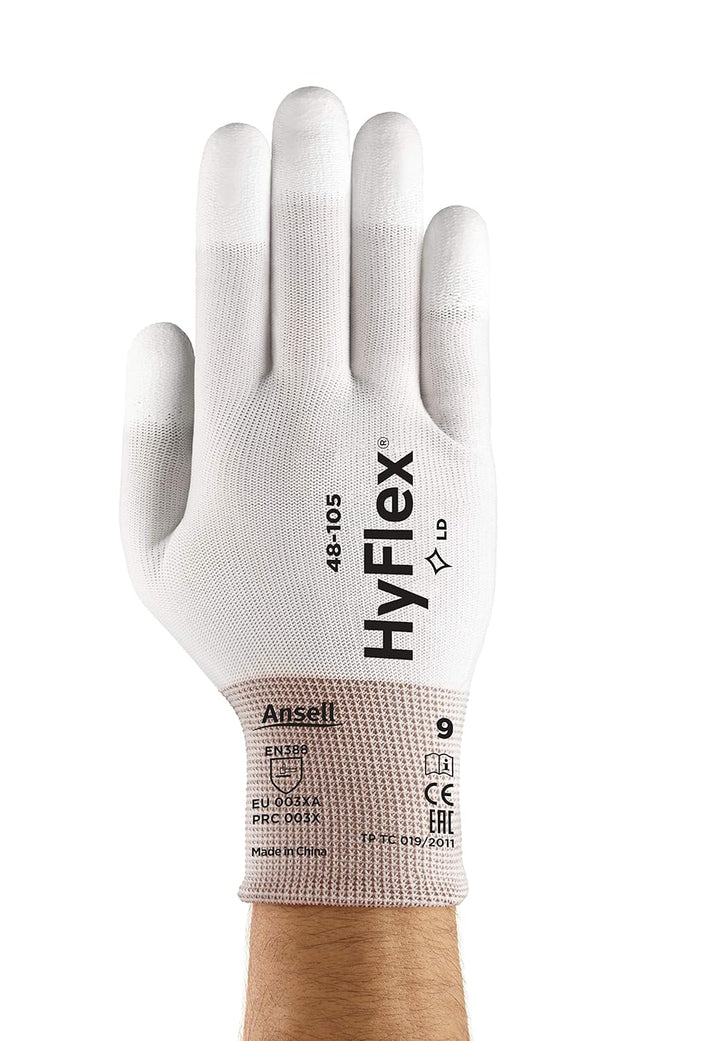 Ansell SensiLite 48-105 Mehrzweckhandschuhe, Mechanikschutz, Weiss, Grösse 7 (12 Paar pro Beutel) 7