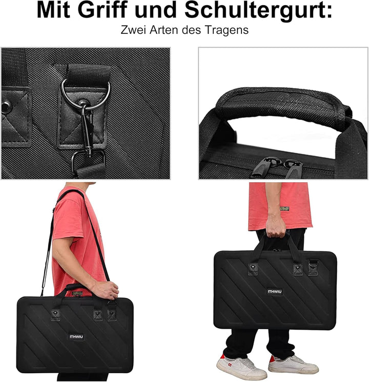 OUUTMEE Hart Reise Tragen Tasche für Pioneer DDJ SR SR2 RR Denon MC4000 Numark NVII Mixtrack Pro 3 N