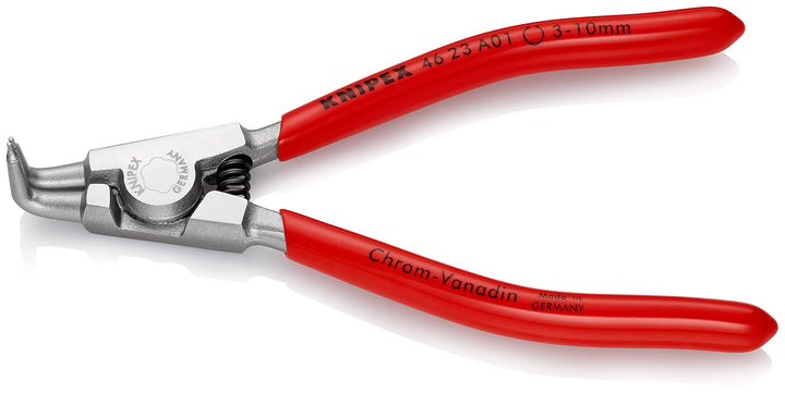 Knipex Sicherungsringzange für Aussenringe auf Wellen verchromt, mit Kunststoff überzogen 125 mm 46