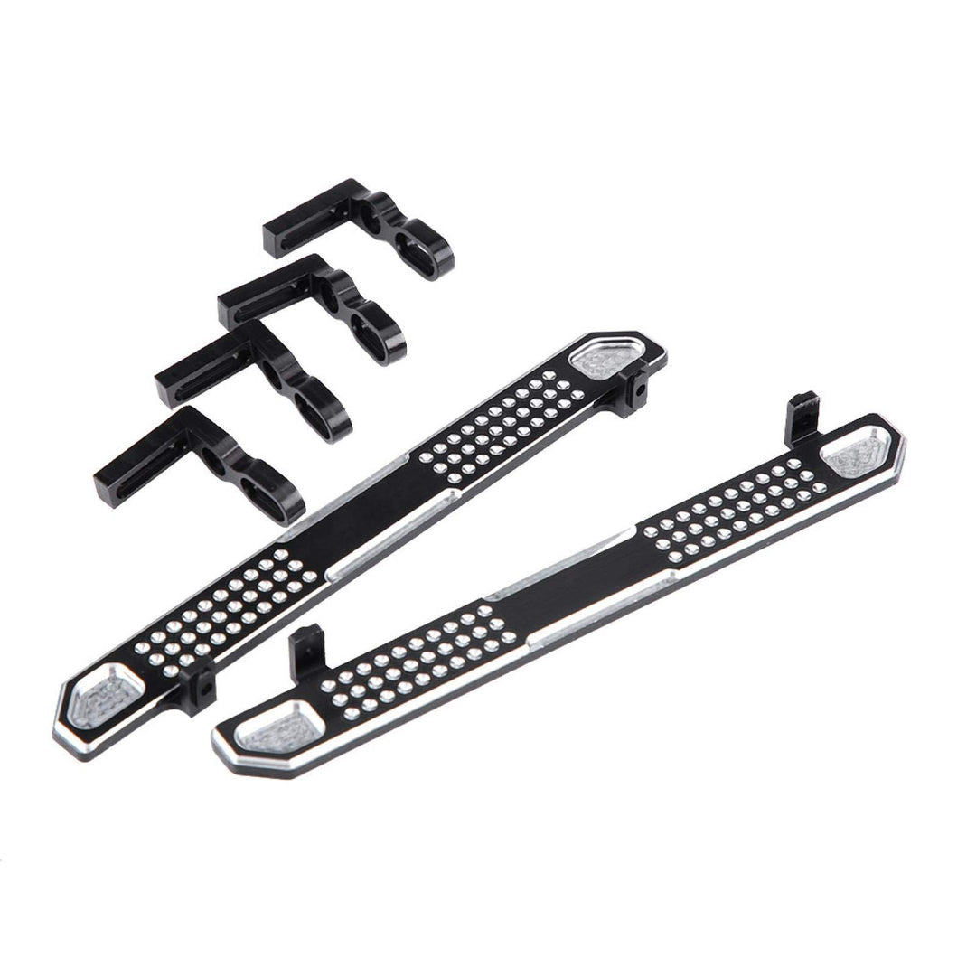 DAUERHAFT Trittbretter Fussplatte Glatte und helle Metalloberfläche, für RC Crawler, für RC Car Part