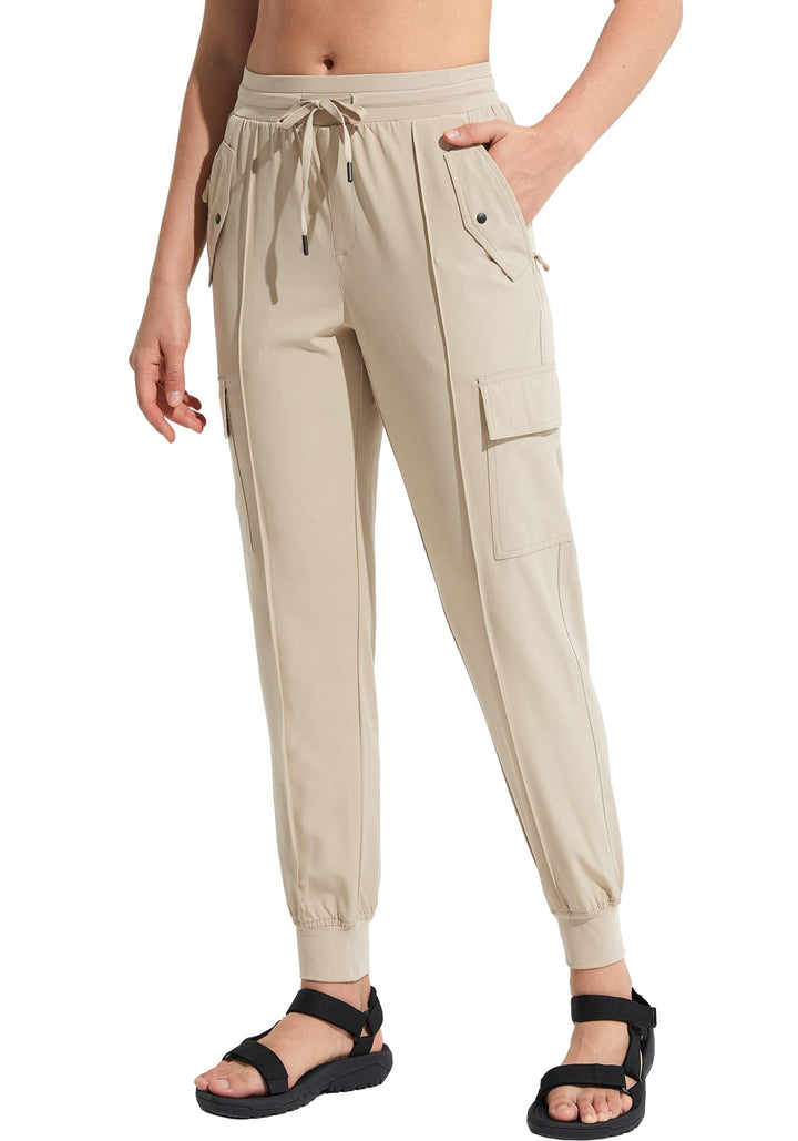 MOCOLY Damen Leichte Wanderhose Outdoor Trekkinghose Atmungsaktive Cargo Hose Kletterhose Outdoorhos