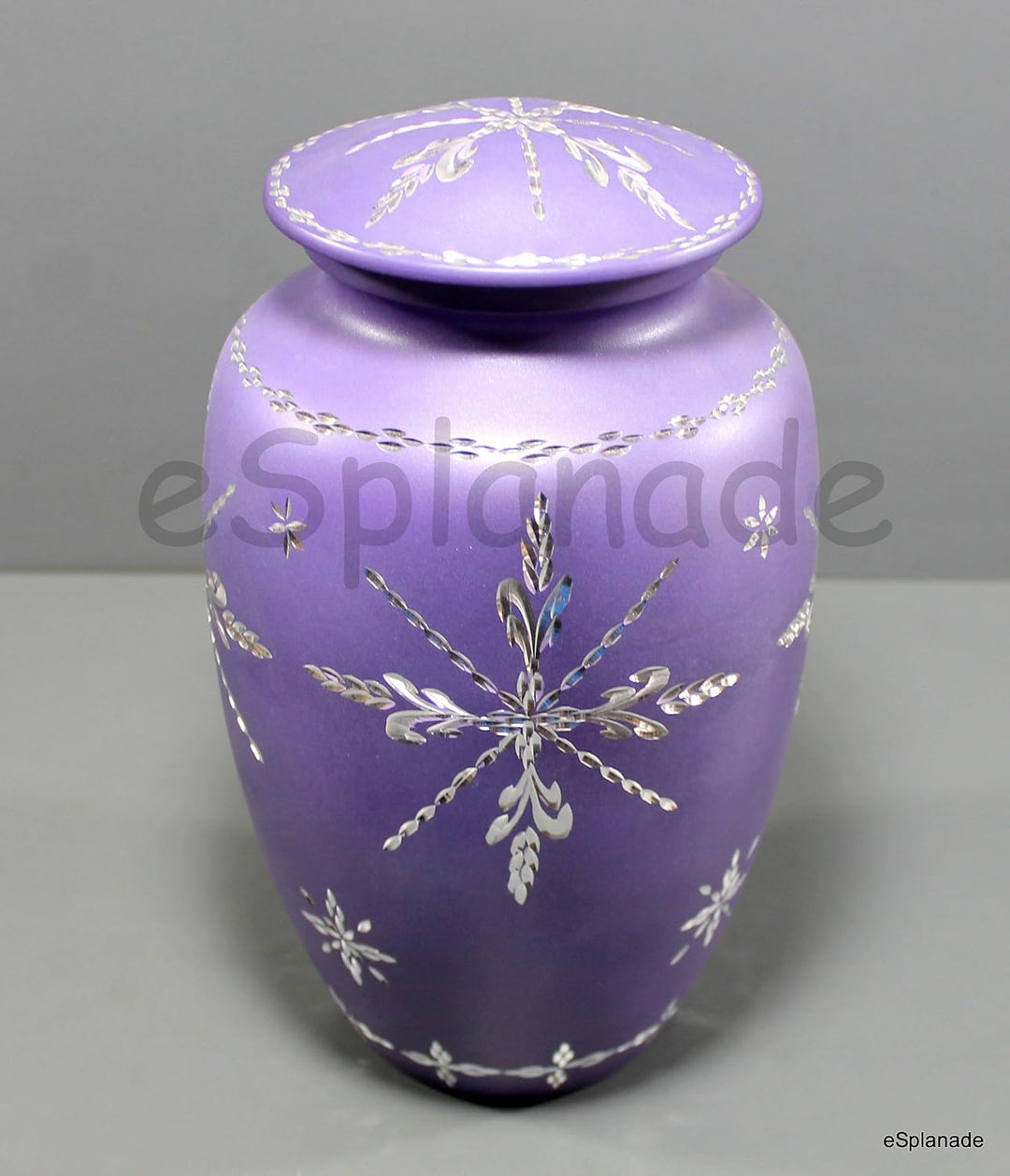 eSplanade Urne Memorial Container Jar Pot | Verbrennungsurne | Full Grösse Standard Urns | Metall Ur