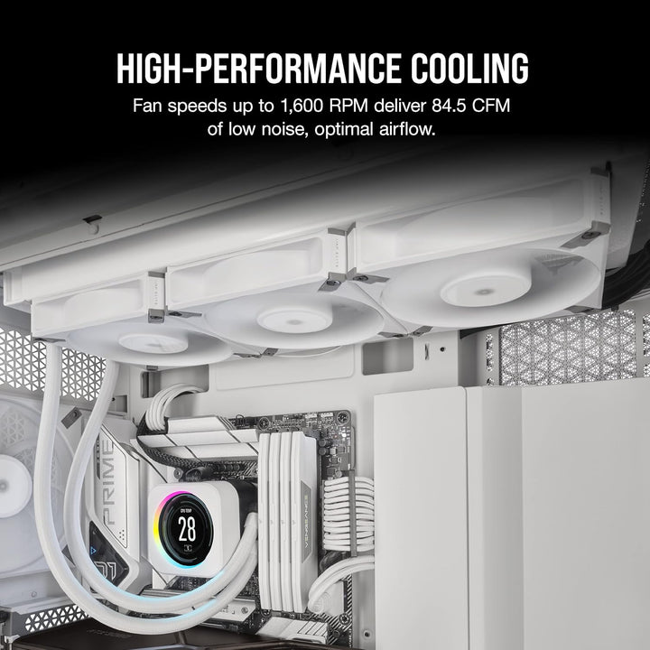 Corsair AF140 Elite, Hochleistungslüfter mit 140-mm-PWM-Fluiddynamiklagern und AirGuide-Technologie