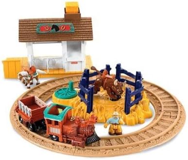 Mattel – l3136 – Fahrzeug – GeoTrax – Mini Schaltungen GeoTrax – Circuit Bahnhof Ranch
