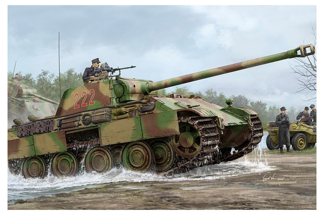 Hobbyboss 84552 1/35 Panther G, Späte Version Modellbausatz, Mehrfarbig