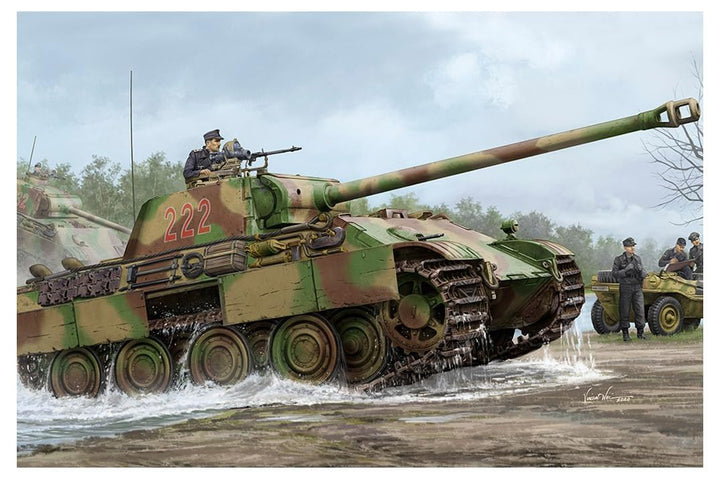 Hobbyboss 84552 1/35 Panther G, Späte Version Modellbausatz, Mehrfarbig