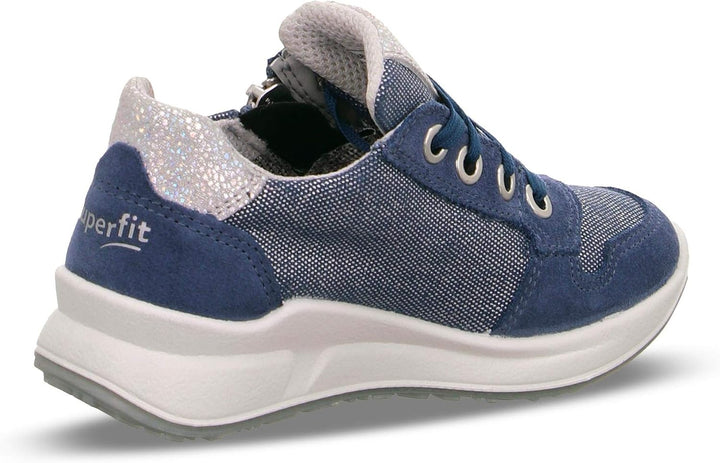 Superfit Mädchen Merida Sneaker 25 EU Blau 8000, 25 EU Blau 8000