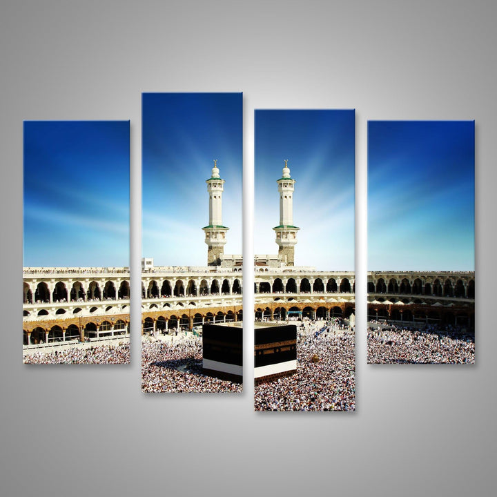 islandburner Bild Bilder auf Leinwand Kaaba Mekka Saudi-Arabien Wandbild, Poster, Leinwandbild IUS 1